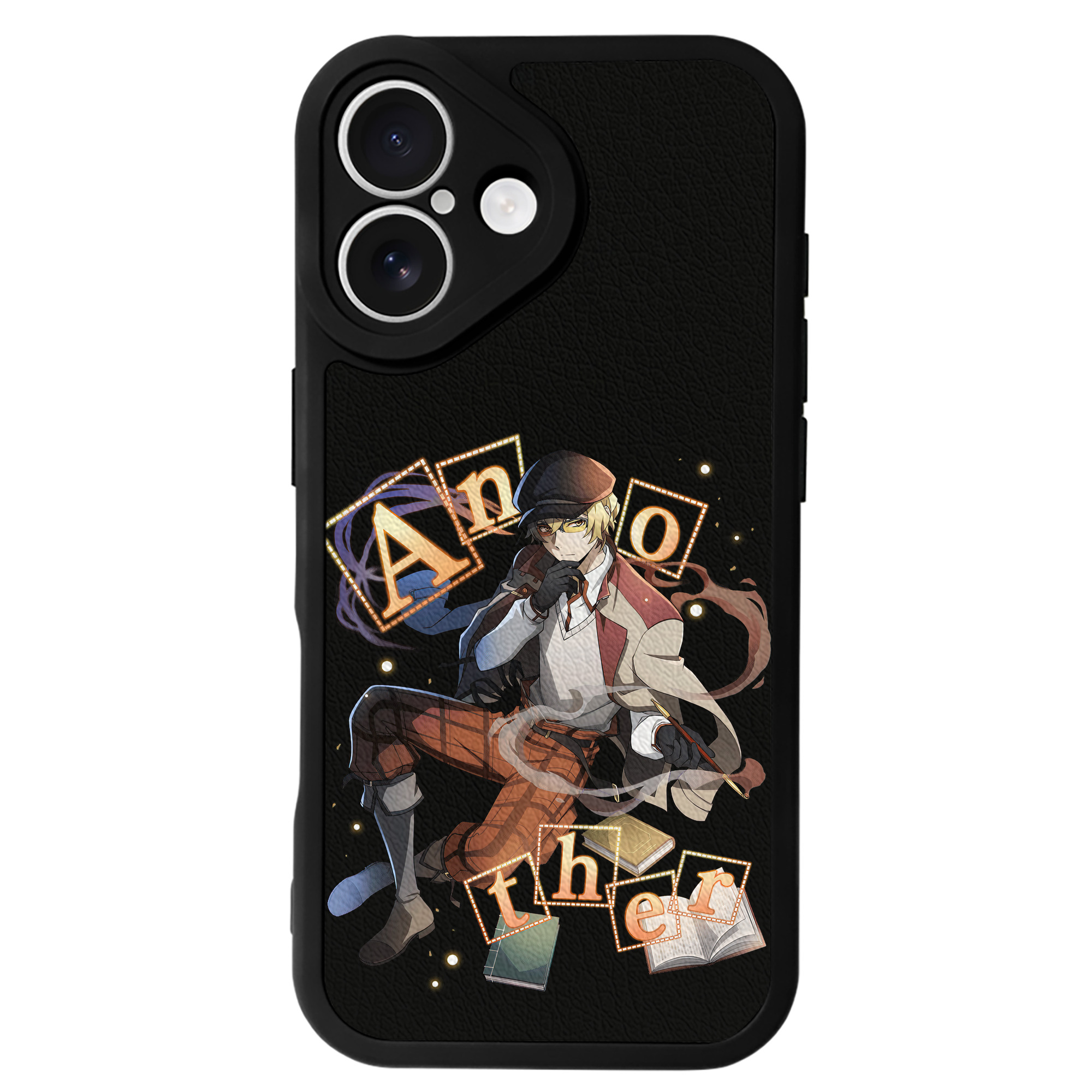 （画像用） 文豪ストレイドッグス Bungo Stray Dogs 【iPhone 16シリーズ対応】シリコンスマホケース（レザー調） 材質：シリコン
